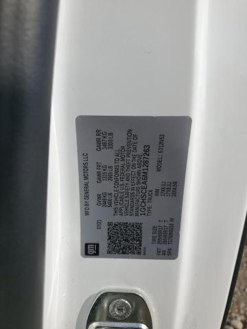 1GCHSCEA6M1287263 - 2021 CHEVROLET COLORADO LT WHITE photo 12