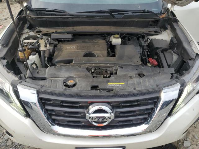 5N1DR2MN7HC637210 - 2017 NISSAN PATHFINDER S WHITE photo 12