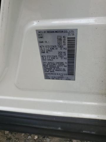 5N1DR2MN7HC637210 - 2017 NISSAN PATHFINDER S WHITE photo 13