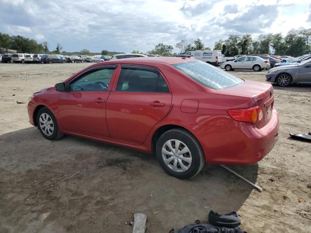 1NXBU40E89Z116709 - 2009 TOYOTA COROLA BASE RED photo 2