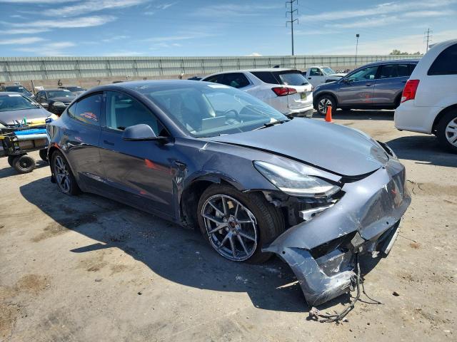 5YJ3E1EB9NF243569 - 2022 TESLA MODEL 3 Szary zdjęcie 4