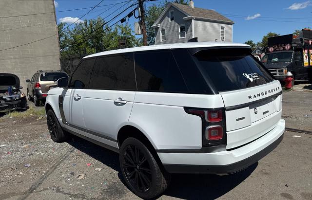 SALGV5RE1KA561681 - 2019 LAND ROVER RANGE ROVE AUTOBIOGRAPHY WHITE photo 3