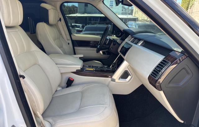 SALGV5RE1KA561681 - 2019 LAND ROVER RANGE ROVE AUTOBIOGRAPHY WHITE photo 5