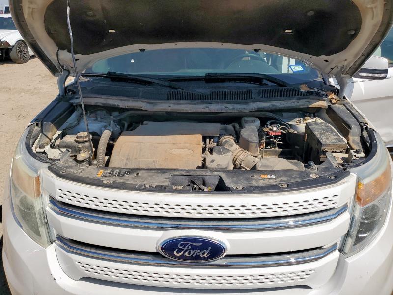 1FM5K7F84EGC15106 - 2014 FORD EXPLORER LIMITED WHITE photo 12