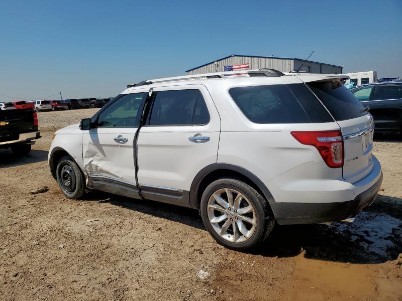 1FM5K7F84EGC15106 - 2014 FORD EXPLORER LIMITED WHITE photo 2