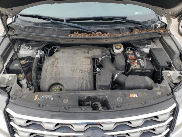 1FM5K8D81GGC56479 - 2016 FORD EXPLORER XLT SILVER photo 12