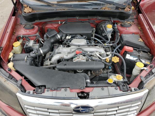 JF2SH6CC1AH775924 - 2010 SUBARU FORESTER 2.5X PREMIUM RED photo 12