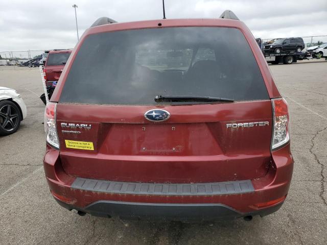 JF2SH6CC1AH775924 - 2010 SUBARU FORESTER 2.5X PREMIUM RED photo 6