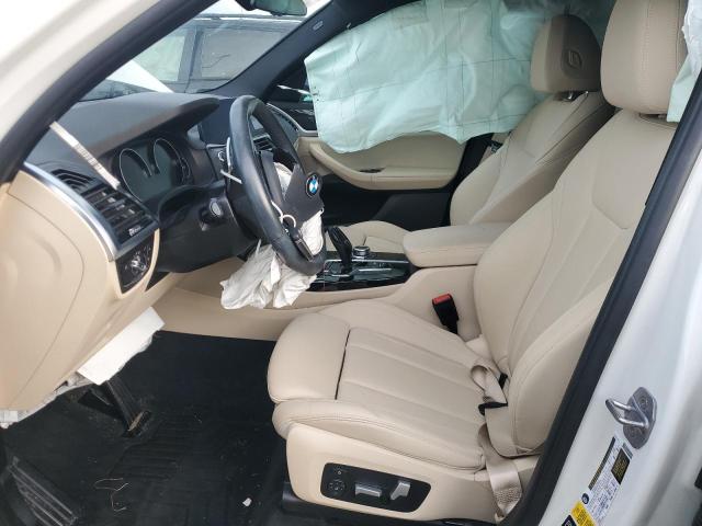 5UXTY5C02L9C58858 - 2020 BMW X3 XDRIVE30I WHITE photo 7