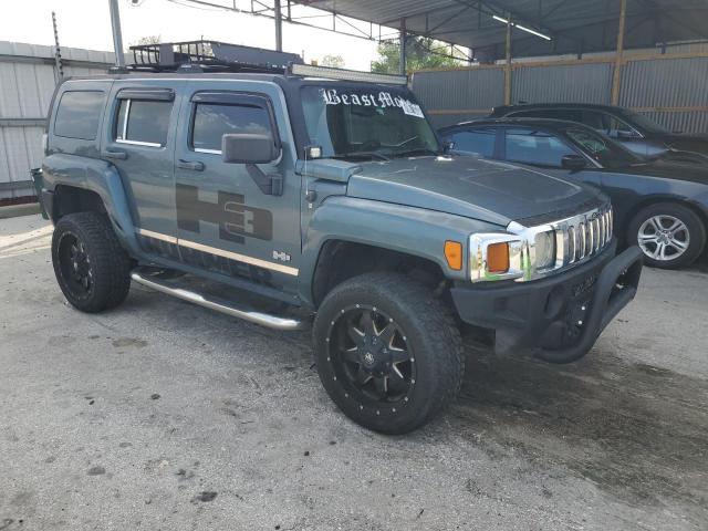 5GTDN13E578188003 - 2007 HUMMER H3 BLACK photo 4