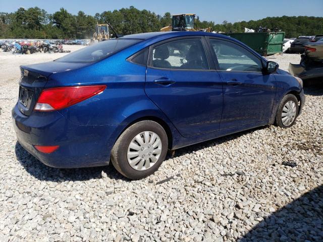 KMHCT4AE0GU059750 - 2016 HYUNDAI ACCENT SE BLUE photo 3