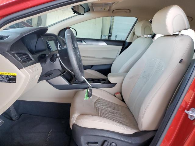 5NPE34AFXHH442063 - 2017 HYUNDAI SONATA SPORT RED photo 7