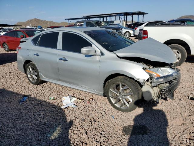 3N1AB7AP6EL635787 - 2014 NISSAN SENTRA S SILVER photo 4