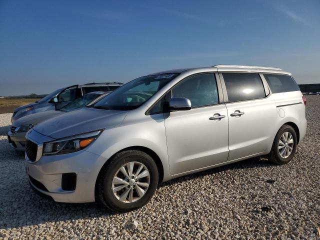 KNDMB5C17G6084502 - 2016 KIA SEDONA LX SILVER photo 1