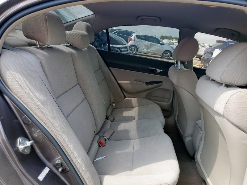 19XFA1F56BE030744 - 2011 HONDA CIVIC LX GRAY photo 10