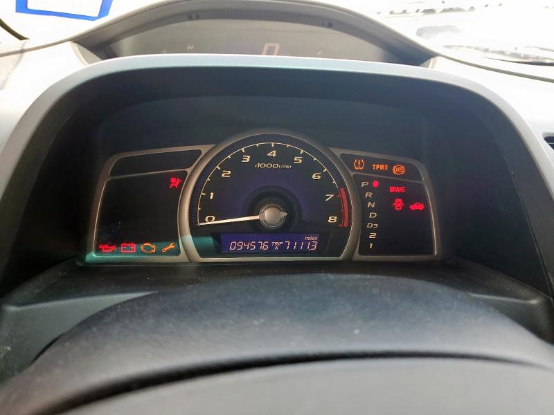 19XFA1F56BE030744 - 2011 HONDA CIVIC LX GRAY photo 9