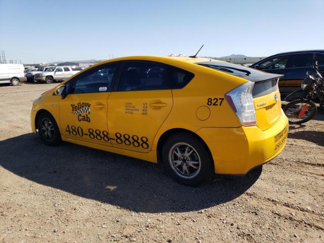 JTDKN3DU5A1260592 - 2010 TOYOTA PRIUS YELLOW photo 2