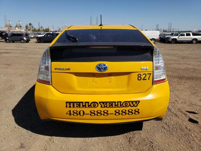 JTDKN3DU5A1260592 - 2010 TOYOTA PRIUS YELLOW photo 6