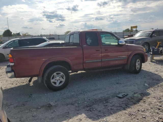 5TBRT341X3S370742 - 2003 TOYOTA TUNDRA ACCESS CAB SR5 BURGUNDY photo 3