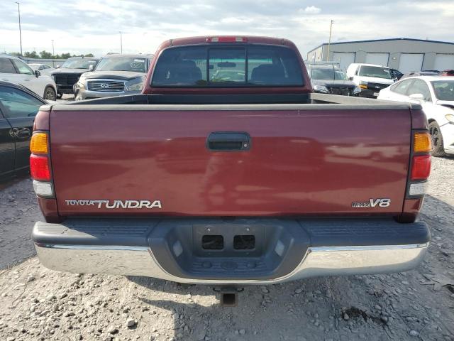 5TBRT341X3S370742 - 2003 TOYOTA TUNDRA ACCESS CAB SR5 BURGUNDY photo 6