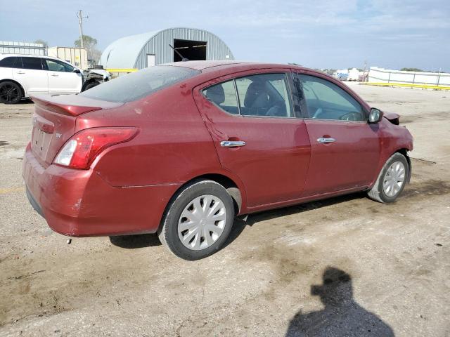 3N1CN7AP0JL877906 - 2018 NISSAN VERSA S RED photo 3