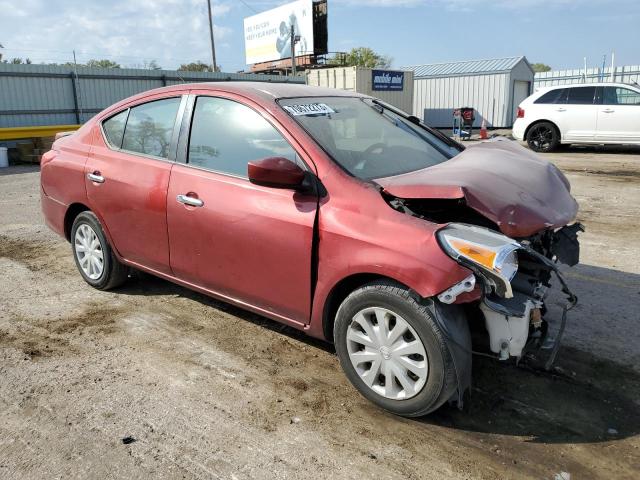 3N1CN7AP0JL877906 - 2018 NISSAN VERSA S RED photo 4