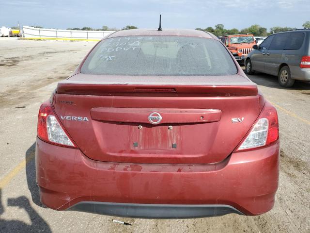 3N1CN7AP0JL877906 - 2018 NISSAN VERSA S RED photo 6