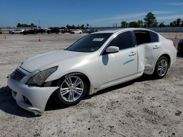 JN1CV6AP0DM721983 - 2013 INFINITI G37 BASE WHITE photo 1