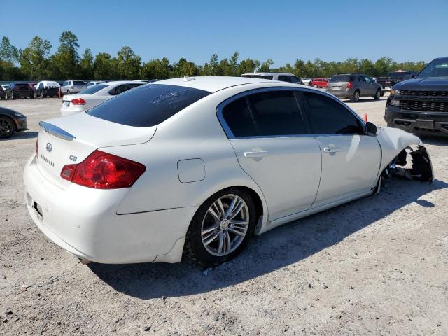 JN1CV6AP0DM721983 - 2013 INFINITI G37 BASE WHITE photo 3