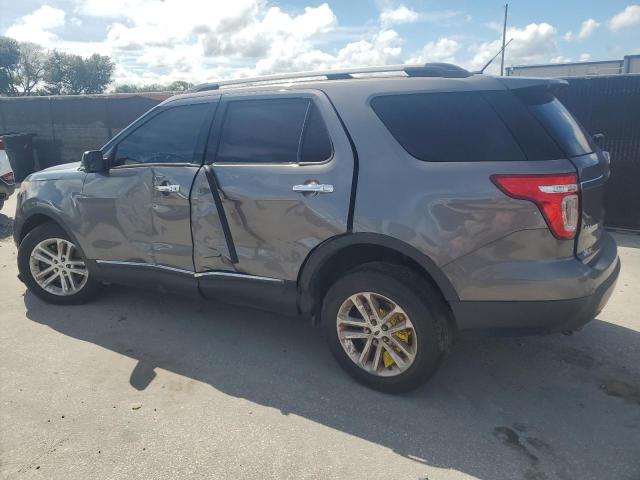 1FM5K8D82DGB46956 - 2013 FORD EXPLORER XLT GRAY photo 2