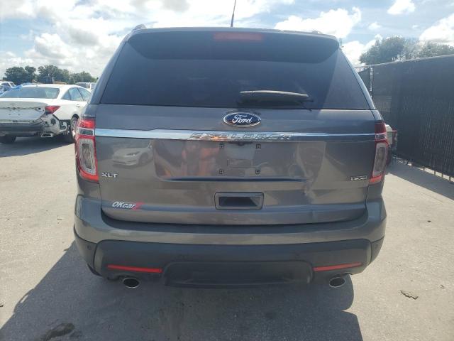 1FM5K8D82DGB46956 - 2013 FORD EXPLORER XLT GRAY photo 6