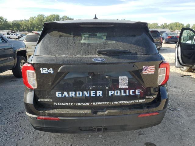 1FM5K8AB3MGB54435 - 2021 FORD EXPLORER POLICE INTERCEPTOR Negro foto 6