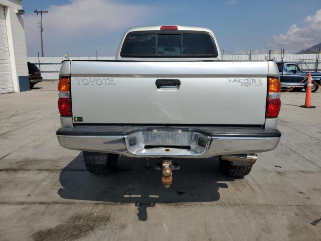 5TEHN72N52Z084809 - 2002 TOYOTA TACOMA DOUBLE CAB 银色 照片 6