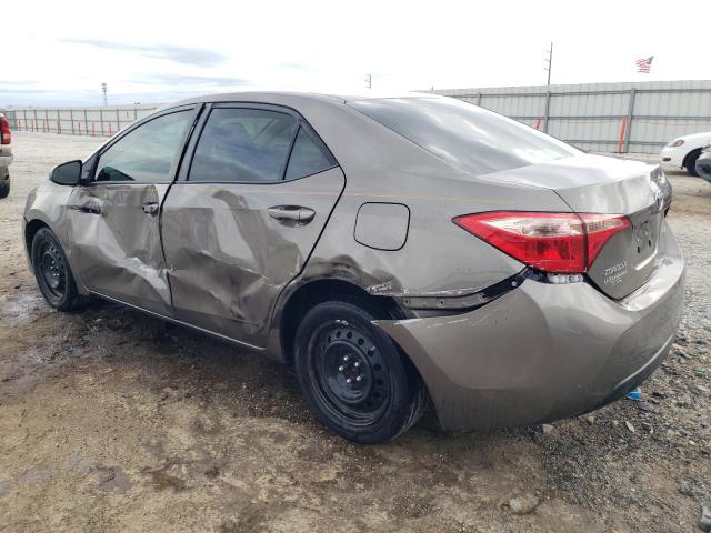 5YFBURHE4KP934088 - 2019 TOYOTA COROLLA L BROWN photo 2