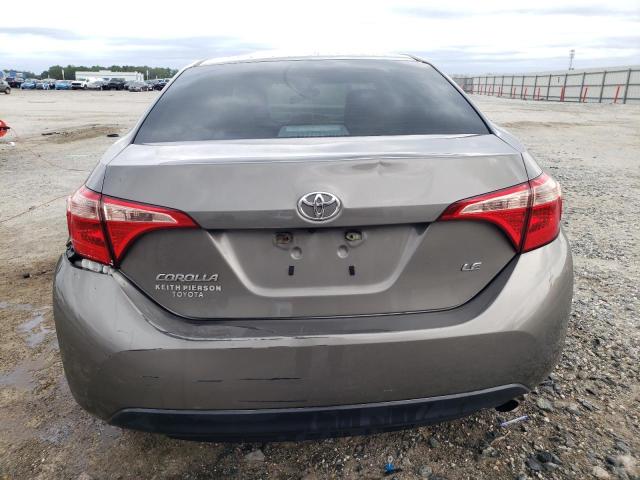 5YFBURHE4KP934088 - 2019 TOYOTA COROLLA L BROWN photo 6