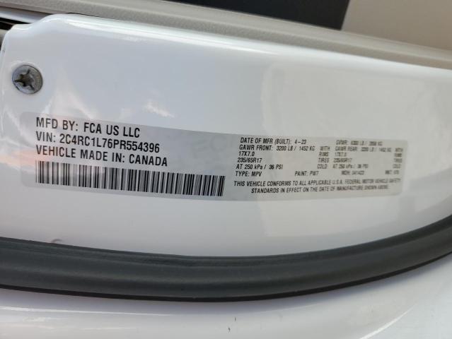 2C4RC1L76PR554396 - 2023 CHRYSLER PACIFICA HYBRID TOURING L WHITE photo 14