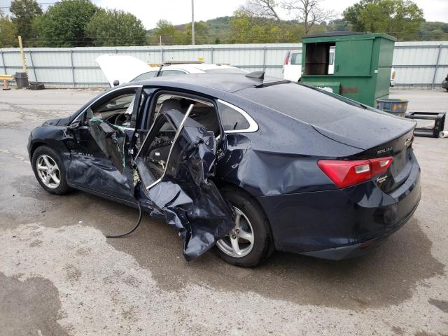 1G1ZB5ST9HF281237 - 2017 CHEVROLET MALIBU LS BLUE photo 2