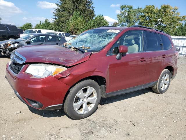 JF2SJAHC8EH450757 - 2014 SUBARU FORESTER 2.5I LIMITED BURGUNDY photo 1