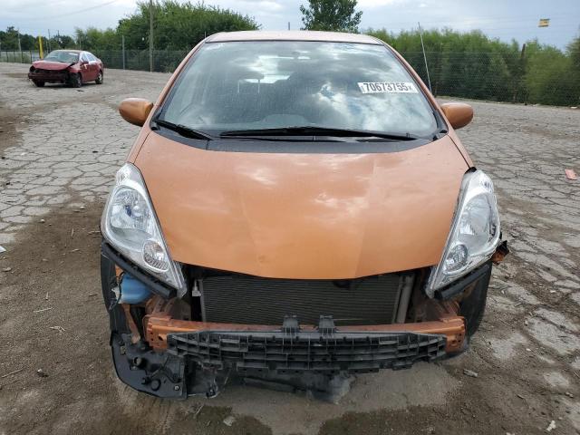 JHMGE88459S041486 - 2009 HONDA FIT SPORT ORANGE photo 5