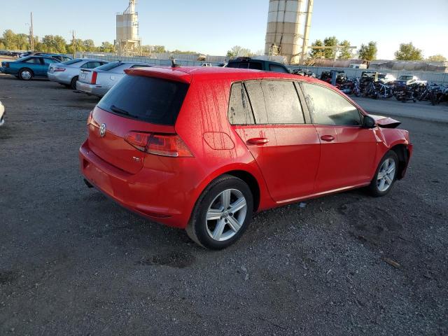 3VW217AU8HM063871 - 2017 VOLKSWAGEN GOLF S RED photo 3