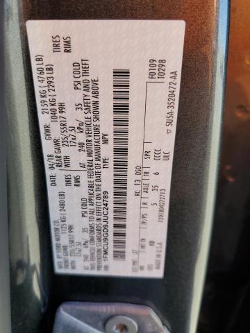 1FMCU9GD9JUC24789 - 2018 FORD ESCAPE SE GRAY photo 13