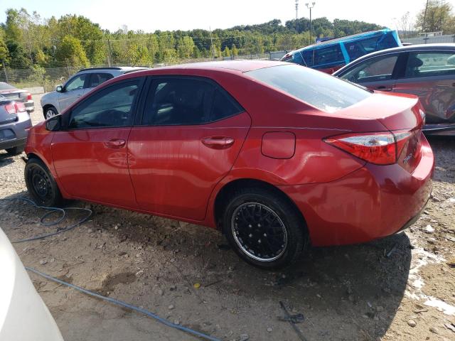 5YFBURHE1GP467428 - 2016 TOYOTA COROLLA L RED photo 2