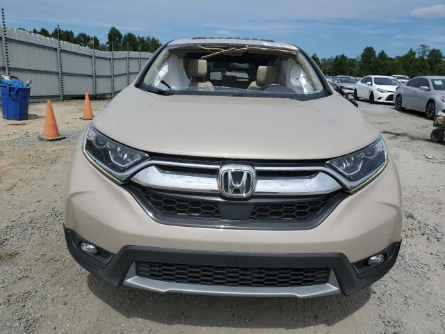 2HKRW2H85KH614334 - 2019 HONDA CR-V EXL BEIGE photo 5