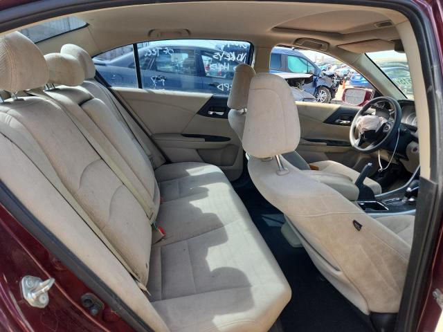1HGCR2F77FA121504 - 2015 HONDA ACCORD EX ბურგუნდია ფოტო 10