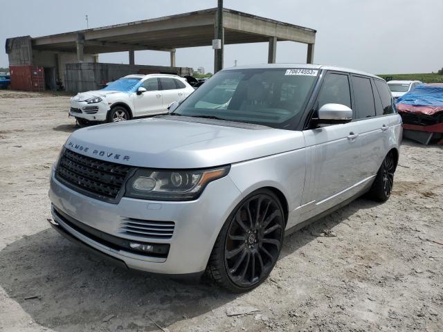 SALGS2DF3DA106700 - 2013 LAND ROVER RANGE ROVE HSE SILVER photo 1