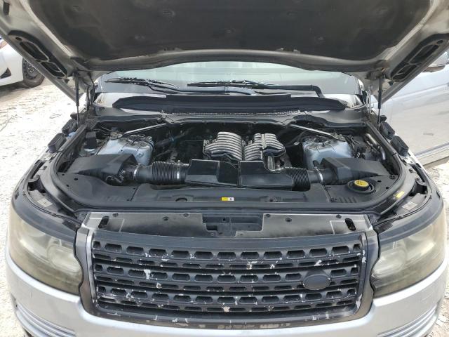 SALGS2DF3DA106700 - 2013 LAND ROVER RANGE ROVE HSE SILVER photo 12