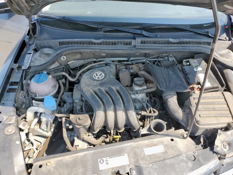 3VW2K7AJ2EM256466 - 2014 VOLKSWAGEN JETTA BASE GRAY photo 11