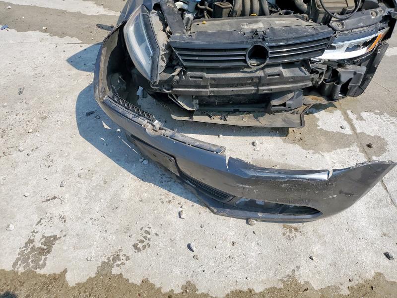 3VW2K7AJ2EM256466 - 2014 VOLKSWAGEN JETTA BASE GRAY photo 12