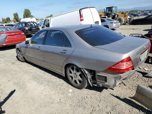 WDBNG83J74A391439 - 2004 MERCEDES-BENZ S 430 4MATIC SILVER photo 2