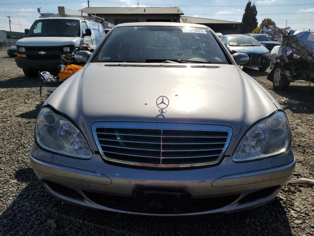 WDBNG83J74A391439 - 2004 MERCEDES-BENZ S 430 4MATIC SILVER photo 5